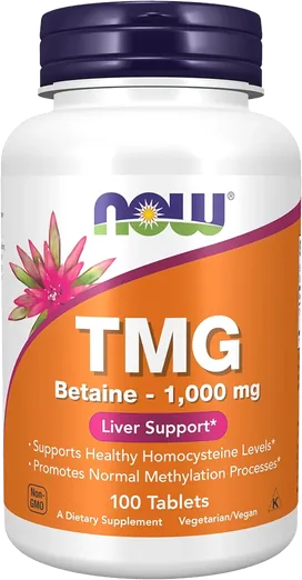 NOW TMG Betaine 1,000mg (100 tablets)