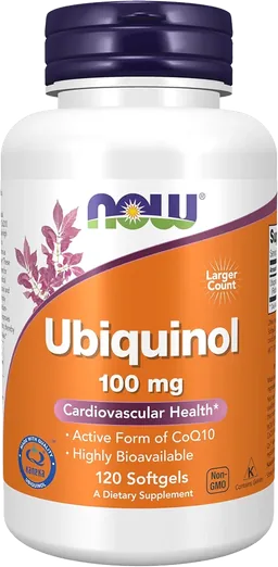 NOW Ubiquinol 100mg (120 softgels)