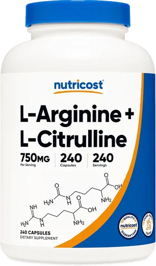 Nutricost Arginine-Citrulline Complex (240 capsules)