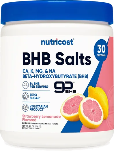 Nutricost Strawberry Lemonade BHB Salts (30 servings)