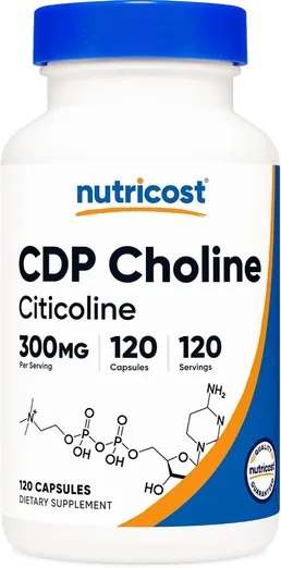 Nutricost Citicoline 300mg (120 capsules)