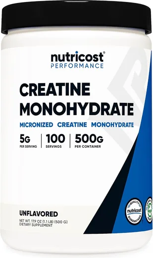 Nutricost Creatine Monohydrate Powder (500g)