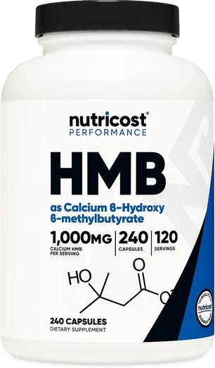 Nutricost HMB 1,000mg (240 capsules)