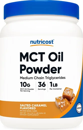 Nutricost Salted Caramel MCT Oil Powder (1 lb)