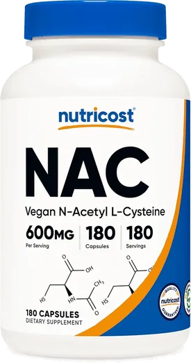 Nutricost NAC 600mg (180 capsules)
