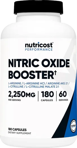 Nutricost Nitric Oxide Booster (180 capsules)