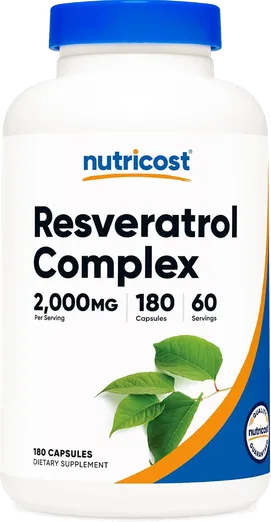 Nutricost Resveratrol Complex 2,000mg (180 capsules)