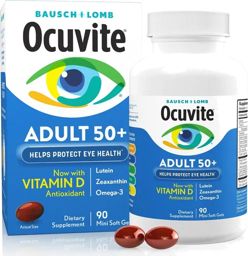Ocuvite 50+ Eye Vitamins (90 softgels)