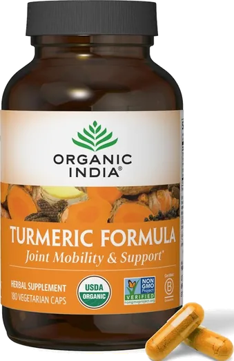 Organic India Turmeric Curcumin (180 capsules)