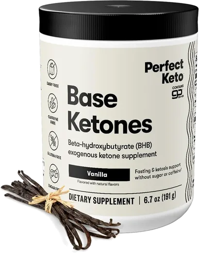 Perfect Keto Vanilla Exogenous Ketones (8.57 oz)
