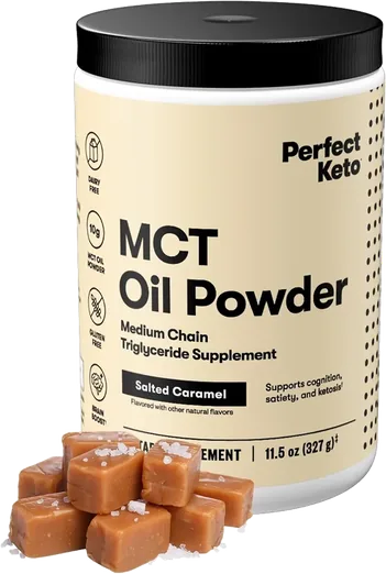 Perfect Keto Salted Caramel MCT Oil Powder (30 servings)
