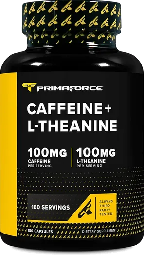 Primaforce Caffeine with L-Theanine (180 capsules)