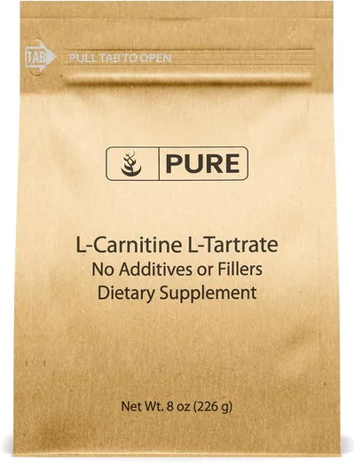 Pure Original Ingredients L-Carnitine L-Tartrate Powder (8 oz)