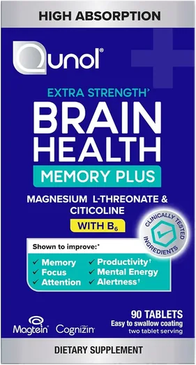 Qunol Brain Health Memory Plus (90 capsules)