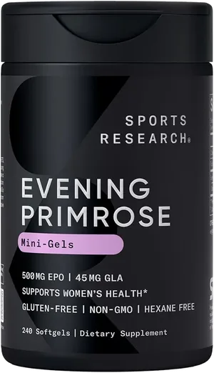 Sports Research Evening Primrose 500mg (240 softgels)