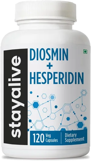 STAY ALIVE Diosmin Hesperidin 1,000mg (120 capsules)