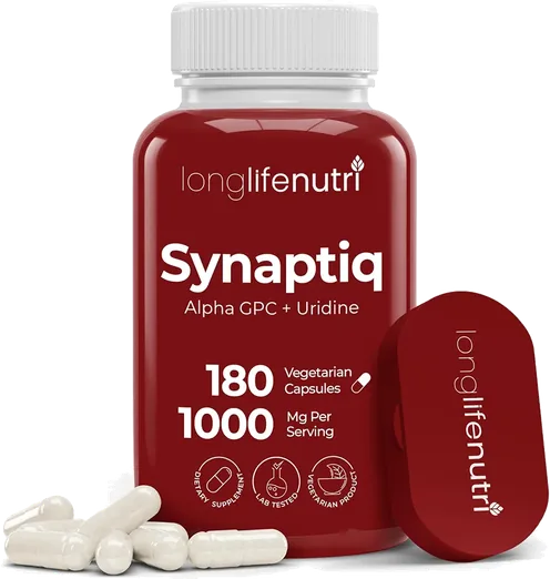 Synaptiq Alpha GPC with Uridine (180 capsules)