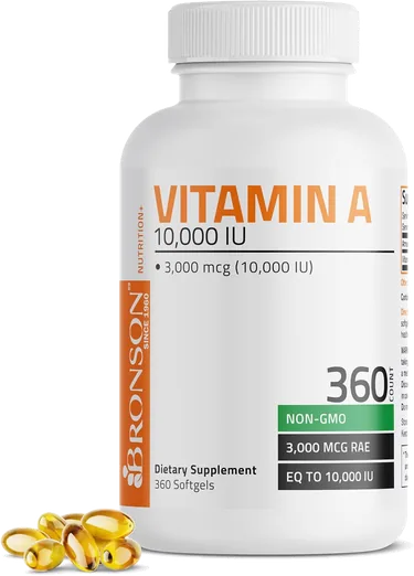 Bronson Vitamin A 10,000 IU (360 softgels)