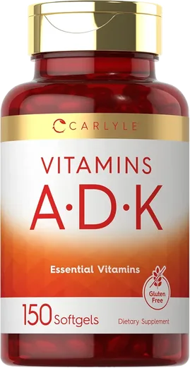 Carlyle Vitamins A, D + K (150 softgels)