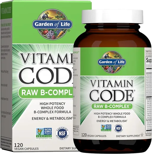 Garden of Life Vitamin Code Raw B-Complex (120 capsules)