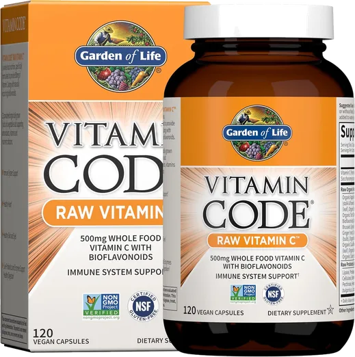 Garden of Life Vitamin Code Raw Vitamin C 500mg (120 capsules)