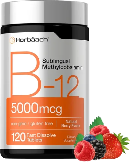 Horbaach Vitamin B12 5,000mcg (120 tablets)