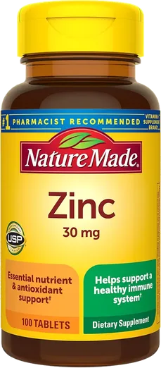 Nature Made Zinc 30mg (100 tablets)