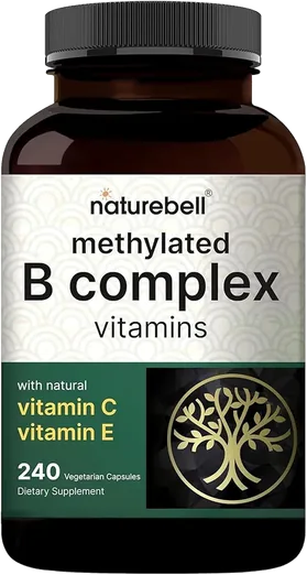 NatureBell Methylated B-Complex (240 capsules)