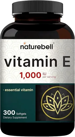 NatureBell Vitamin E 1,000 IU (300 softgels)
