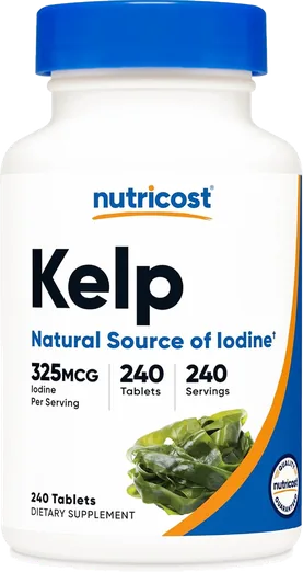 Nutricost Kelp Iodine 325mcg (240 tablets)