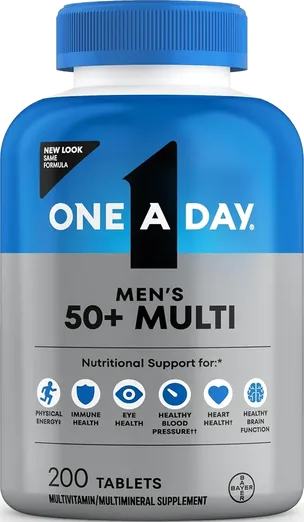 One A Day Men's 50+ Multivitamin (200 tablets)