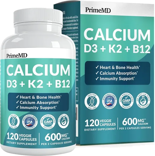 PrimeMD Calcium with D3 + K2 (120 count)