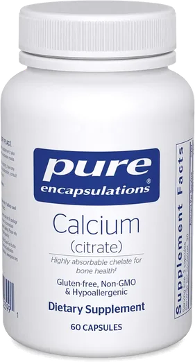 Pure Encapsulations Calcium Citrate (60 capsules)