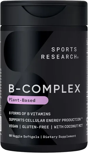 Sports Research Vitamin B-Complex (60 plantgels)