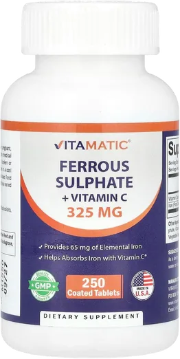 Vitamatic Iron 65mg with Vitamin C