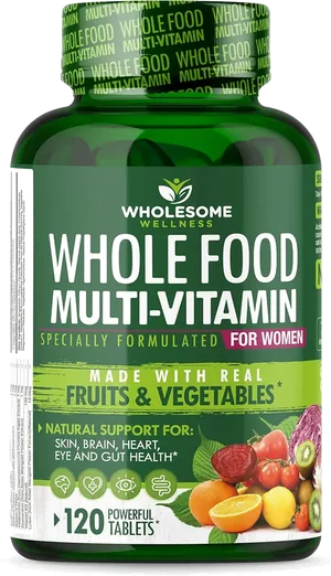 Wholesome Wellness Women's Whole-Food Multivitamin (120 tablets)