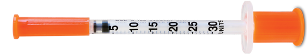 30 Units syringe